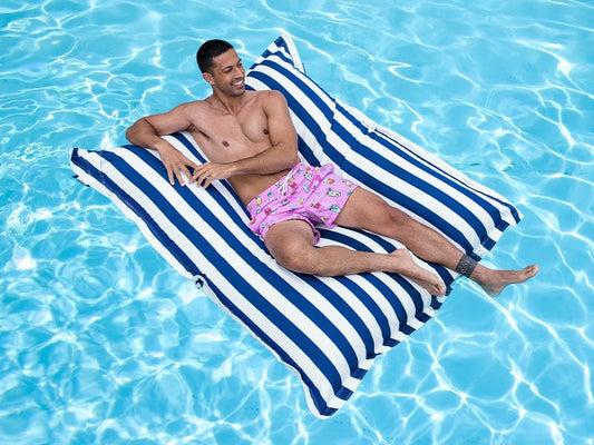 Lounge and Float: The Bean Bag as One of the Top 10 Best Pool Floats - Bean Bags R Us