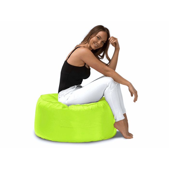 Round Outdoor Ottoman - Bean Bags R Us