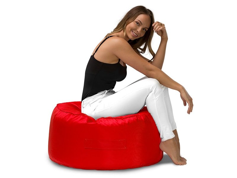 Round Outdoor Ottoman - Bean Bags R Us